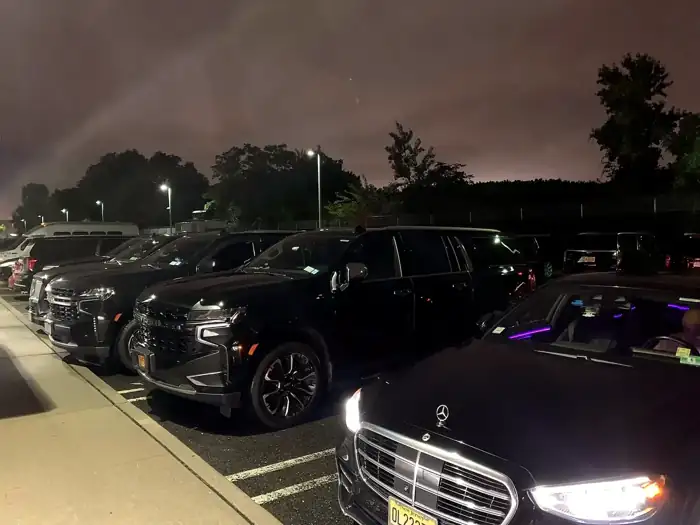 Mercedes-Benz S-Class sedan with luxury SUVs